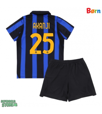 Inter Milan Manuel Akanji #25 Replika Babytøj Hjemmebanesæt Børn 2026-27 Kortærmet (+ Korte bukser)